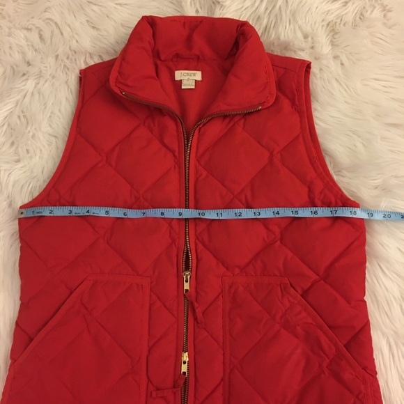 J. Crew | red | excursion | puff vest - Picture 7 of 12